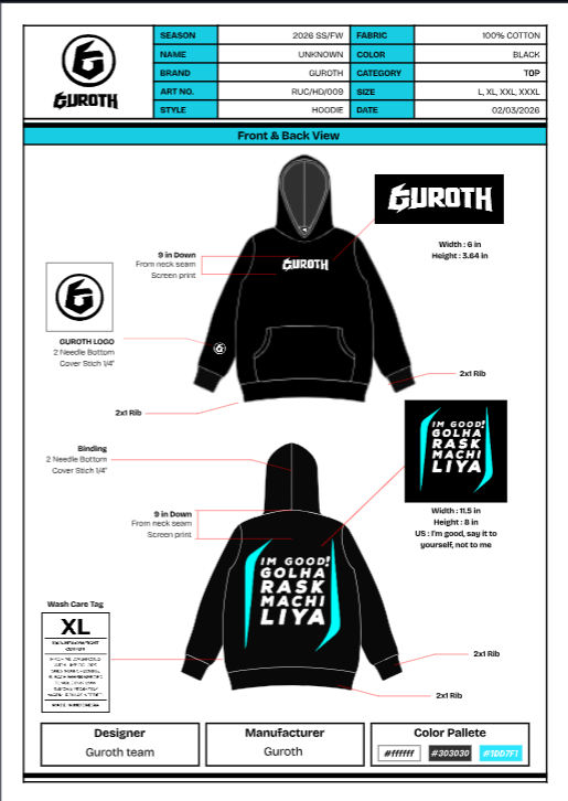 "Machi Liya" Hoodie